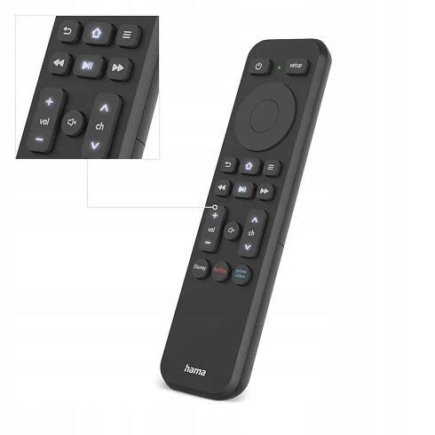 Hama 2v1 Nano, stream TV tlačítka
