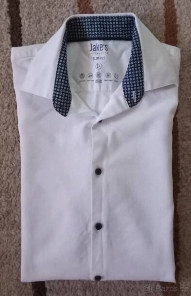 Pánská (chlapecká) společenská košile, vel. 37/38 slim fit - Jihlava