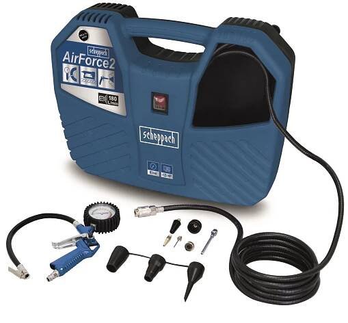 Scheppach Kompresor Air Force 2 1100 W; 8 bar; 5,5 kg