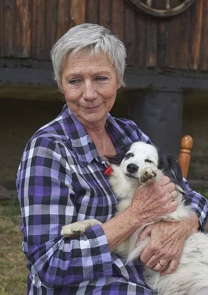Dana Syslová (72) s její Máňou.