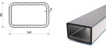 Jekl 140x80x8 (S355)