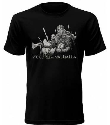 Triko T&F Tactical Victory Or Valhalla Černé