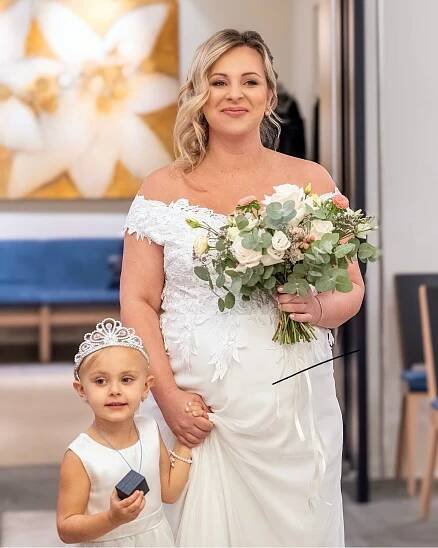 FOTO: Katka Říhová vypadala krásně.