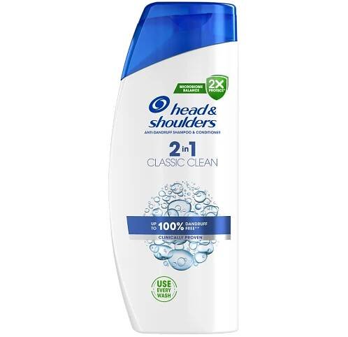Head&Shoulders 2v1 Classic Šampon proti lupům 625 ml