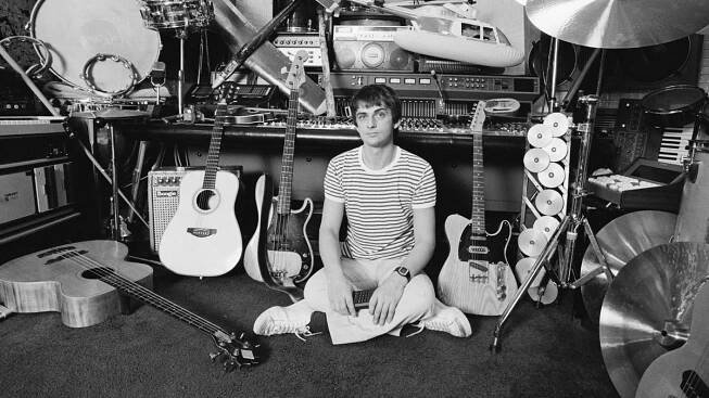 Mike Oldfield and the tools of his trade