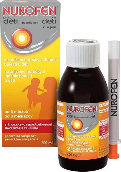Nurofen pro děti 20mg/ml sirup 200 ml