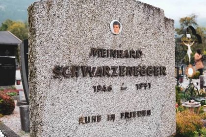 The grave of Meinhard Schwarzenegger
