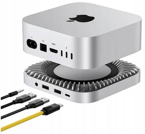 Dokovací stanice Hub NVMe M.2 40Gbps Mac Mini M4 Pro 2xUSB Thunderbolt 4 5