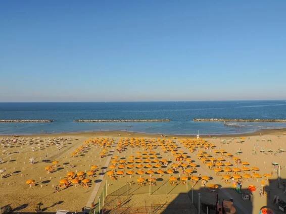Pláž Rivabella - Rimini