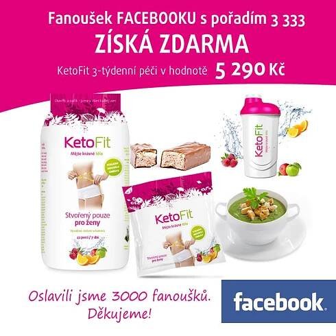 KetoFit ketodieta v hodnotě 5 290 Kč ZDARMA