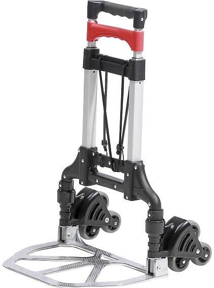 Sklopný rudl na schody – eurokraft basic ložná plocha š x h 390 x 270 mm