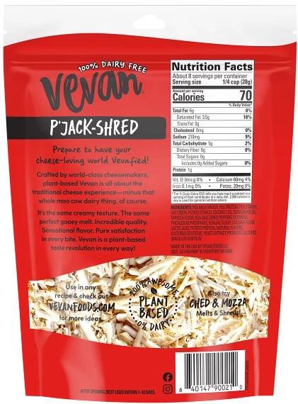 Try Our Vegan Shredded Pepper Jack Cheese | Vevan