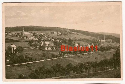 Nové Zvolání - Vejprty - Krušné hory - okr. Chomutov - cca 1930 - Pohlednice místopis