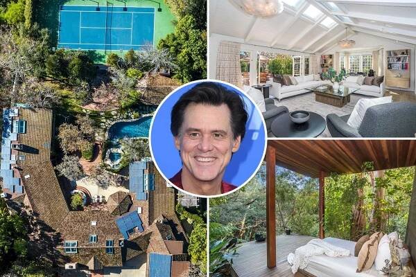 Jim Carrey struggles to sell California mansion for a year-plus despite millions in price cuts
