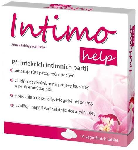 Intimohelp při infekcích intimních partií 14 vaginálních tablet