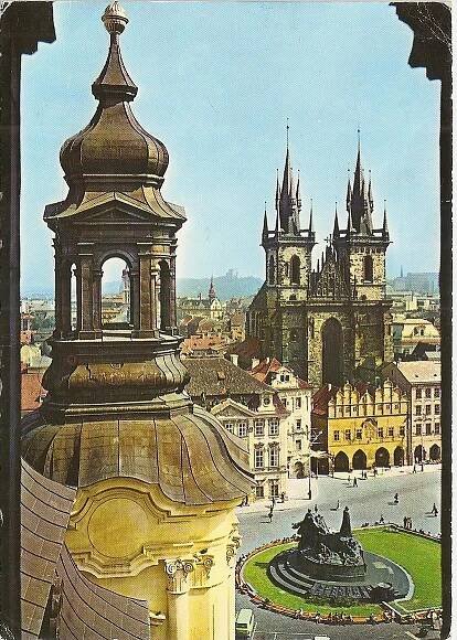 STAROMĚSTSKÉ NÁMĚSTÍ - Týnský chrám - Praha 1 - Pohlednice místopis