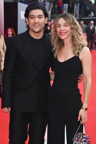 Will Sharpe and Sophia Di Martino during the 68th BFI London Film Festival on October 13, 2024 in London, England.
