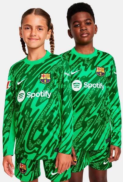 LA LIGA Junior goalkeeper jersey 24/25 FC Barcelona
