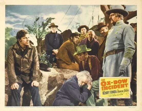 Dana Andrews, Anthony Quinn, Frank Conroy - Jízda do Ox-Bow - Fotosky