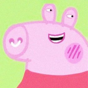 Funny Weird Peppa Pig Face Picture