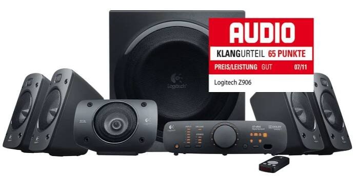 Logitech Z906 5.1 THX Digital Home Cinema Surround Lautsprechersystem 980-000468