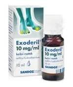 Lék na kožní problémy, vlasy a nehty SANDOZ Exoderil 10mg-ml drm.sol.1x10ml
