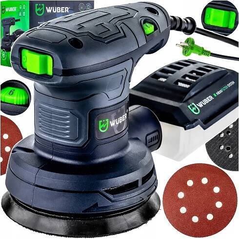 EXCENTRICKÁ BRUSKA OSCILAČNÍ 1100 W regulace otáček 125 mm krátká
