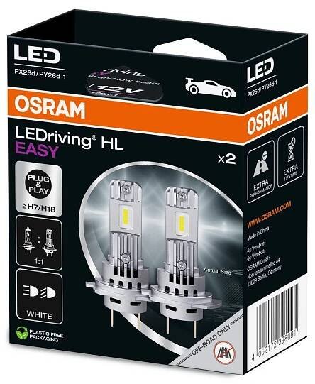 OSRAM LEDriving HL Easy 64210DWESY-2HB H7/H18 12V 16W 2 ks od 930 Kč