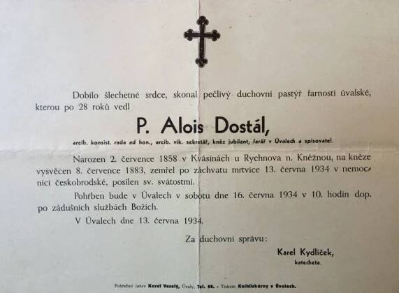 Alois Dostál – Uvaly.cz :: nezávislý infoservis | prodej nemovitostí v Úvalech