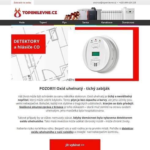 Pozor! Oxid uhelnatý - tichý zabiják