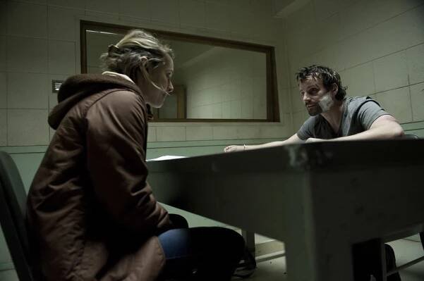 The Killing, Amy Seimetz (L), Ryan Robbins (R), 'Reckoning', Season 3, Ep. #9, 07/21/2013, ©AMC