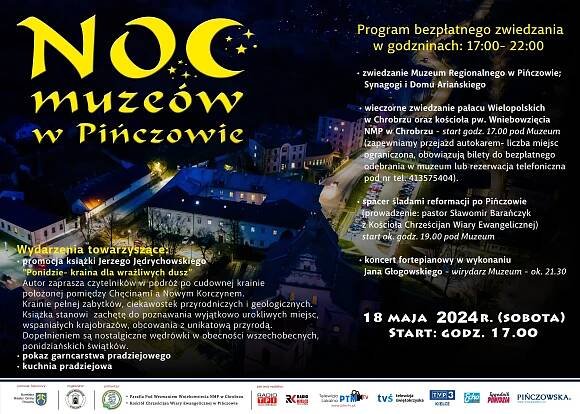 NOC MUZEÓW 2024 – Muzeum Regionalne w Pińczowie i Centrum Informacji Turystycznej