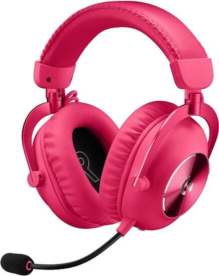 Logitech G PRO X 2 LIGHTSPEED Gaming Headset, růžová