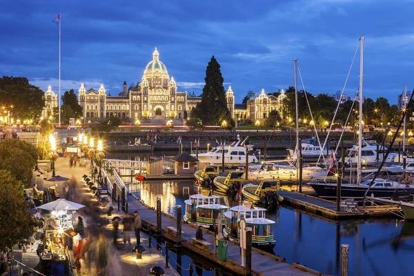 Victoria (Britská Kolumbie), Vancouver Island, Kanada, Severní Amerika, Nejlepší destinace pro plavbu lodí, Plavby lodí