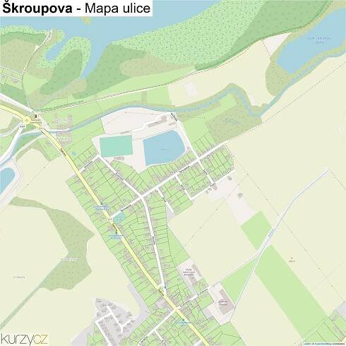 Škroupova - mapy | Kurzy.cz