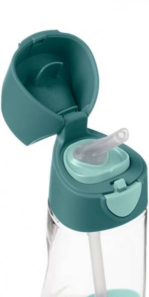 B.box Lahev na pití s brčkem 450 ml emerald forest