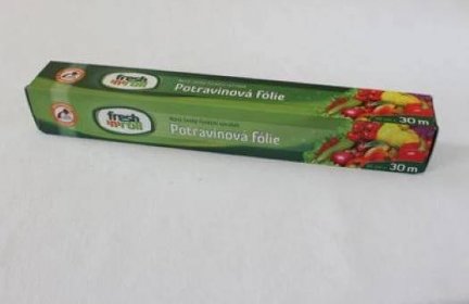 Potravinová fólie PVC fresh'n'roll šíře 30cm, 30m