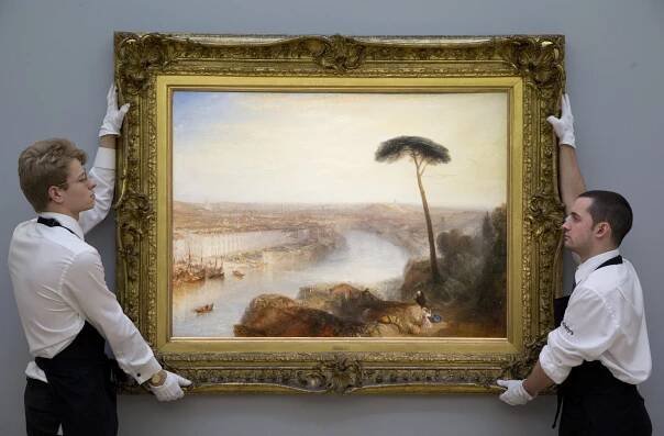 Turner and Sotheby's Technicians, Courtesy, Sotheby's