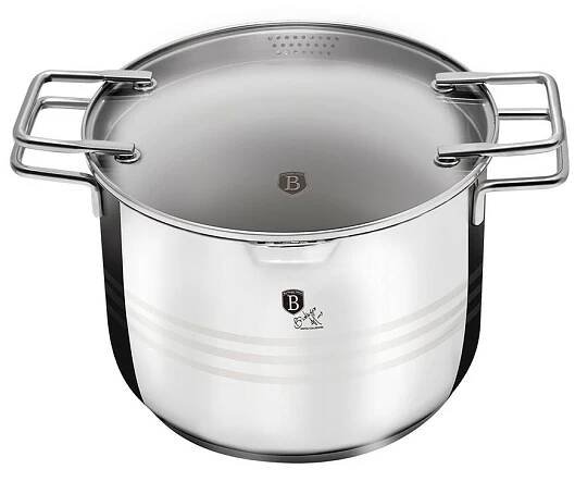 BERLINGERHAUS Hrnec nerez s poklicí a cedníkem 6 l Napoli Collection BH-1390