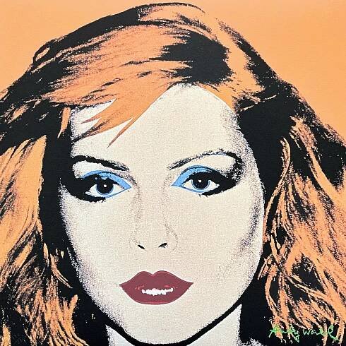 ANDY WARHOL - "DEBBIE HARRY" - CERTIFIKACE, SIGNOVÁNO, 172/2400, CMOA - Výtvarné umění