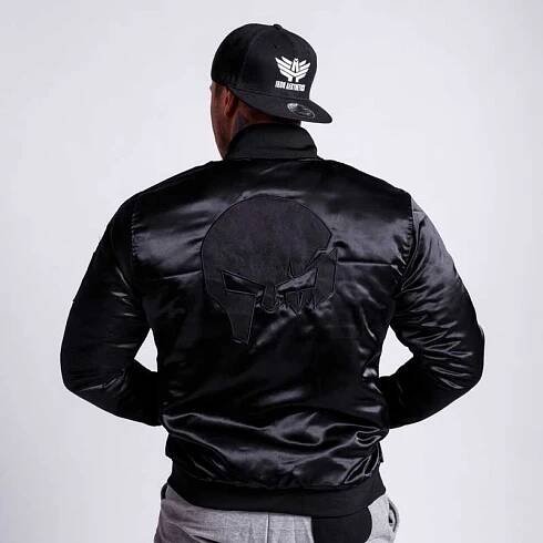 Iron Aesthetics Bomber bunda Aesthetics Skull, black on black