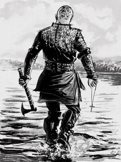 LaSpina Illustration - Ragnar Lothbrok with Timelapse
