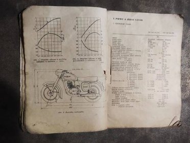 Technický popis a jízdní návod Jawa 250/350, neúplný - Auto-moto