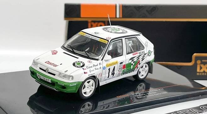 Škoda Felicia Kit Car, No.14, Rallye Monte Carlo, 1996 Sibera/Gross- IXO 1:43