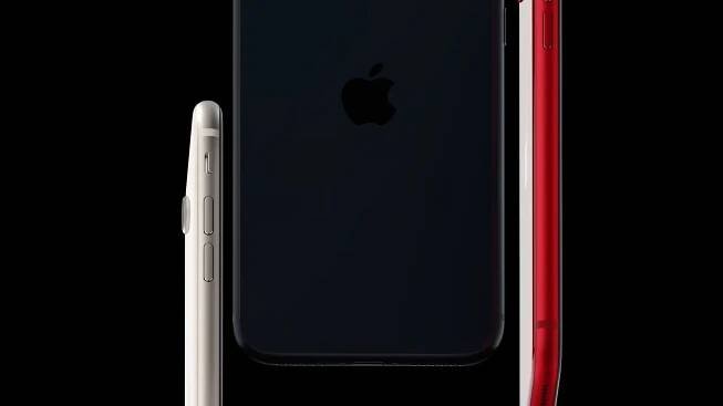 iphone se color variants back view