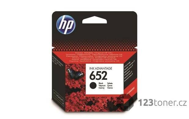 Original Ink- Black HP 652 (F6V25AE) - 123toner