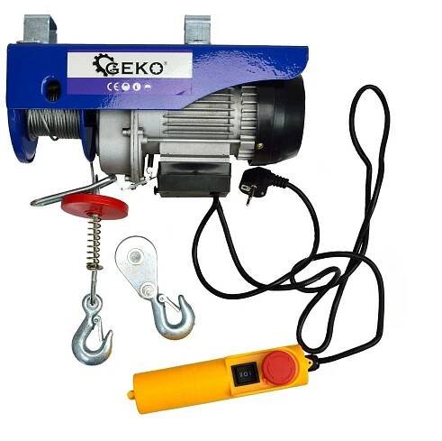 Elektrický lanový naviják 230V 150/300kg, Geko G01087