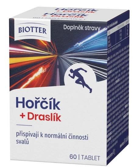 Biotter Hořčík + Draslík 60 tablet