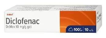 Dr. Max Diclofenac 10 mg/g gel 100 g
