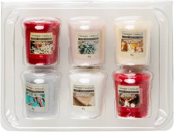 Dárková sada YANKEE CANDLE Home Inspiration votivní svíčka 6 x 49 g - Dárková sada YANKEE CANDLE Home Inspiration votivní svíčka 6 x 49 g